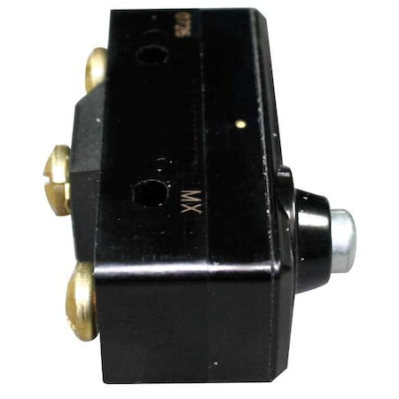 Snap Action Switch, Overtravel Roller, Plunger Actuator, SPDT, 15 A at 480 V AC Contact Rating MPN:BZ-2RD-A2