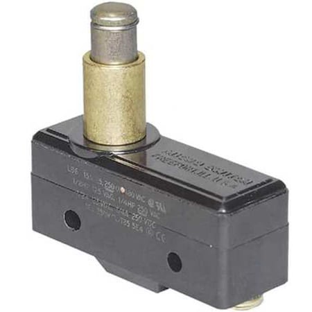 Snap Action Switch, Panel Mount, Plunger Actuator, SPDT, 15 A at 240 V AC Contact Rating MPN:BZ-2RQ77