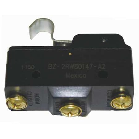 Snap Action Switch, Hinge, Lever Actuator, SPDT, 15 A at 120 V AC Contact Rating MPN:BZ-2RW80147-A2