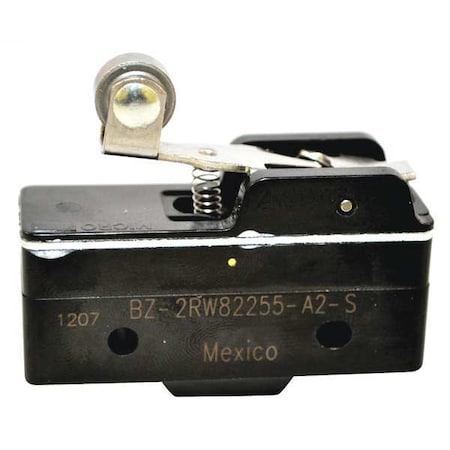 Snap Action Switch, Lever, Roller, Short Actuator, SPDT, 15 A at 240 V AC Contact Rating MPN:BZ-2RW82255-A2-S
