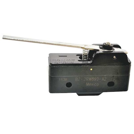 Snap Action Switch, Hinge, Lever Actuator, SPDT, 15 A at 120 V AC Contact Rating MPN:BZ-2RW899-A2