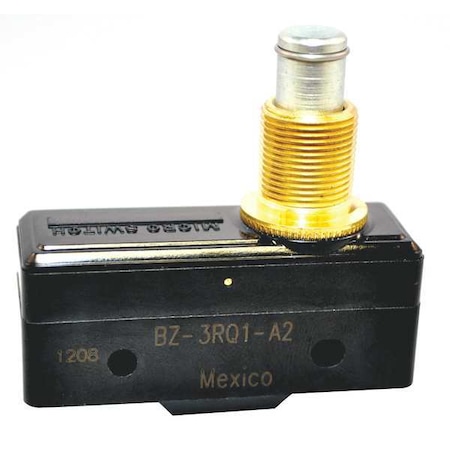 Snap Action Switch, Overtravel Roller, Plunger Actuator, SPDT, 15 A at 240 V AC Contact Rating MPN:BZ-3RQ1-A2