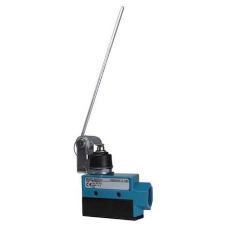 Limit Switch, Lever, Plunger, 1NC/1NO, 15A at 600V AC, Actuator Location: Top MPN:BZE6-2RN62