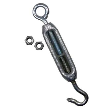 J-Hook Turnbuckle – Carbon Steel, 7.75 in, for Cable Pull Safety Switches MPN:CPSzTB