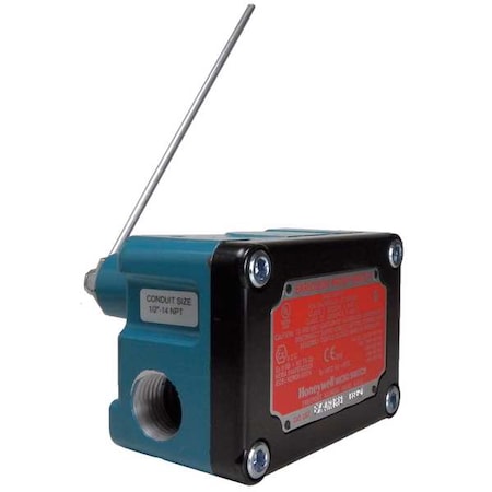 Explosion Proof Limit Switch - Rotary Adjustable Rod, SPDT, Aluminum, ATEX/UL MPN:EX-AR1613