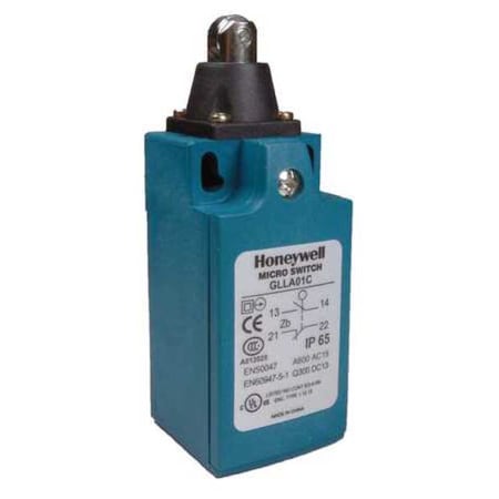 Limit Switch - GLL Series, SPDT, Roller Plunger, 10A, IP65 Rated MPN:GLLA01C