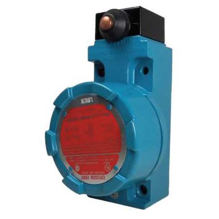 Hazardous Location Limit Switch, Plunger, 1NC/1NO, 10A at 600V AC, Actuator Location: Side MPN:LSXE3K