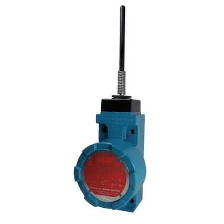 Hazardous Location Limit Switch, Wobble Stick, 1NC/1NO, 10A at 600V AC, Actuator Location: Top MPN:LSXJ3K-7A