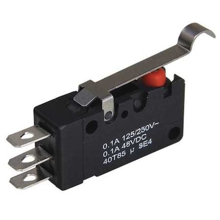 Snap Action Switch - V15W Series, SPDT, Lever Roller, 5A 240V, IP67 MPN:V15W-DZ200A04-W2