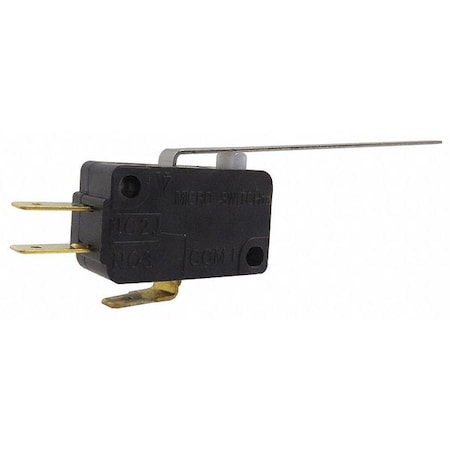 Miniature Snap Action Switch, Lever, Long Actuator, SPDT MPN:V7-1A17D8-057