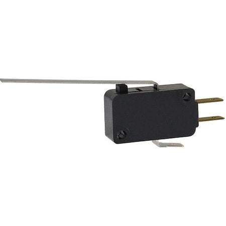 Snap Action Switch - V7 Series, SPDT, Long Lever Roller, 15.1A, Miniature MPN:V7-1C17D8-048