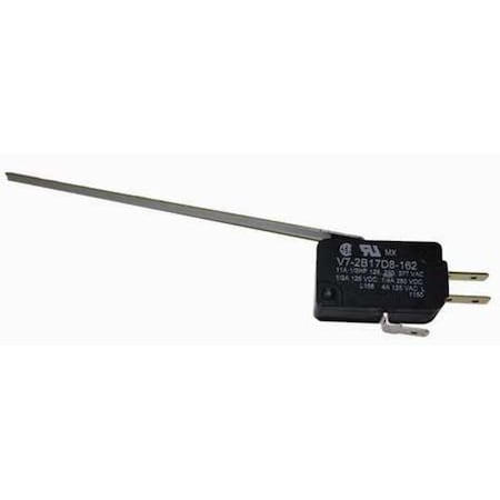 Miniature Snap Action Switch, Lever, Long Actuator, SPDT MPN:V7-2B17D8-162