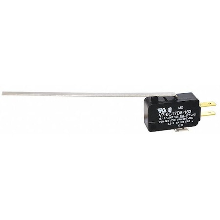 Miniature Snap Action Switch, Lever, Long Actuator, SPDT MPN:V7-6C17D8-162