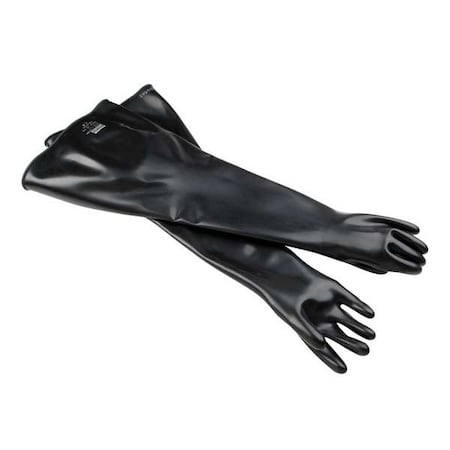 Glove Box Gloves, Black, Sz 10.5, Neoprene, PR MPN:8N3032/10H