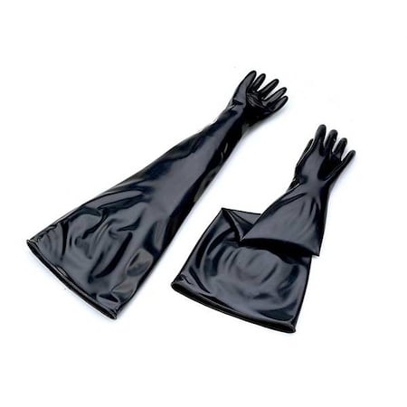 GloveBoxGloves, Wht;Blk, Sz10.5, Neoprne, PR MPN:8N3032A/10H