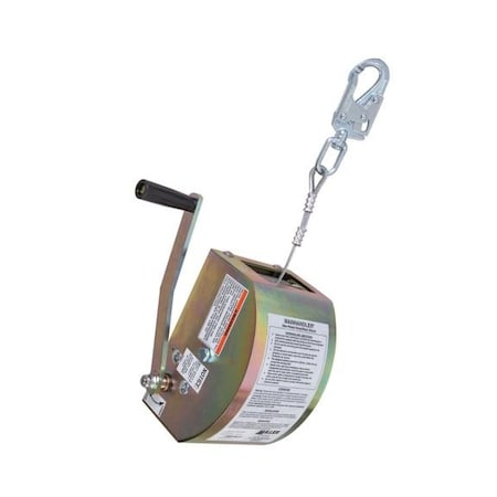 Winch Unit, Silver, Manual, Steel MPN:8440-Z7/60FTBR