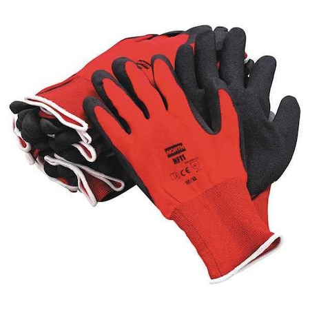 Chemical Resistant Gloves, Red/Black, XL, 12 PK MPN:068-NF11/10XL