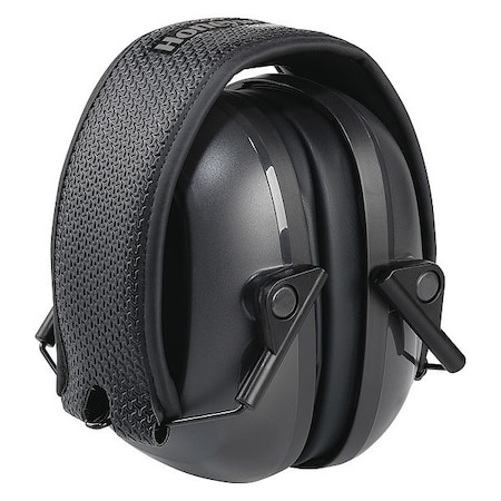 VeriShield Folding Ear Muffs, 24 dB NRR, Passive, General Purpose, Black MPN:1035102-VS