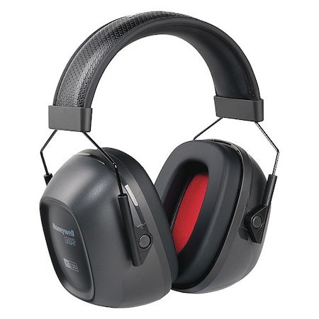 VeriShield 100 Series Over-the-Head Earmuffs, Passive Protection, NRR 30 dB, Foam, Black MPN:1035108-VS