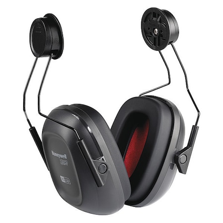 VeriShield Hard Hat Mounted Ear Muffs, 21 dB NRR, Passive, General Purpose, Black MPN:1035118-VS