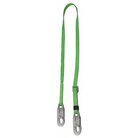 Lanyard, 6 ft Length, Snap Hook, Steel, 1 Leg(s), 310 lb. Weight Capacity MPN:210TWLS-Z7/6FTGN