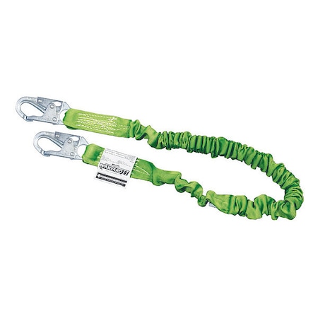 Manyard™ II Shock Absorbing Lanyard, 4 ft. Length, Snap Hook, Steel, 1 Leg(s) MPN:216M-Z7/4FTGN