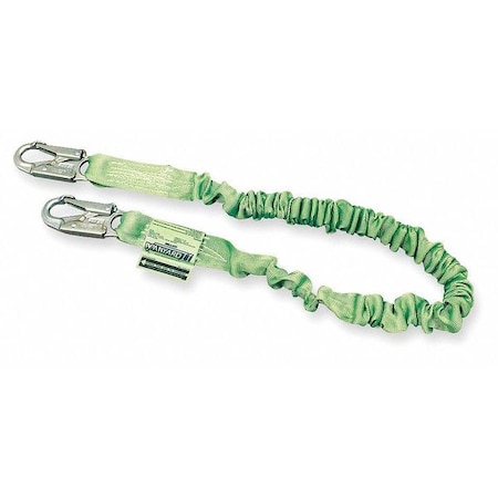 Manyard™ II Shock Absorbing Lanyard, 6 ft. Length, Snap Hook, Steel, 1 Leg(s) MPN:216M-Z7/6FTGN