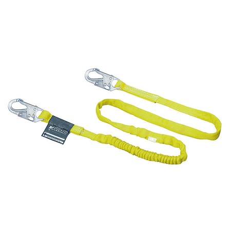 Manyard™ Shock Absorbing Lanyard, 6 ft. Length, Snap Hook, Steel, 1 Leg(s) MPN:216WLS-Z7/6FTYL