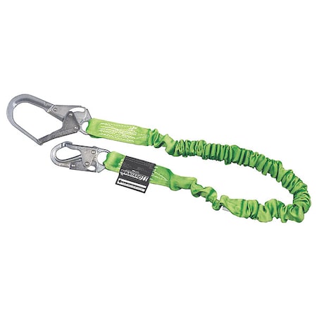 Manyard™ Stretchable Web Lanyard, 6 ft. Length, Snap Hook, Steel, 1 Leg(s) MPN:219M-Z7/6FTGN