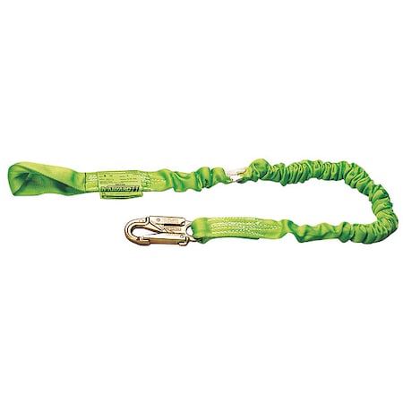 Manyard II Stretchable Web Lanyard, 6 ft. Length, Snap Hook, Steel, 2 Leg(s), 310 lb Weight Capacity MPN:233M-Z7/6FTGN