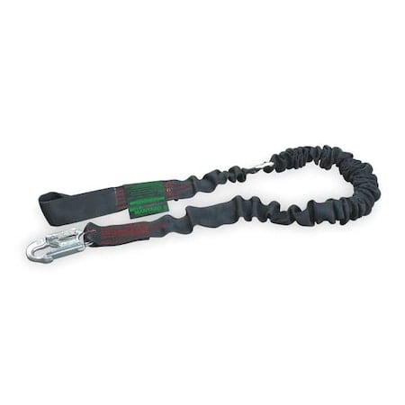 Manyard™ II Arc Flash Rated Shock Absorbing Lanyard, 6 ft. Length, Web Loop, Kevlar®, 1 Leg(s) MPN:233MK-Z7/6FTBK