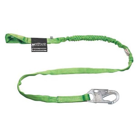 Manyard™ HP Shock Absorbing Lanyard, 6 ft. Length, Web Loop, Polyester, 1 Leg(s) MPN:233TWLS-Z7/6FTGN