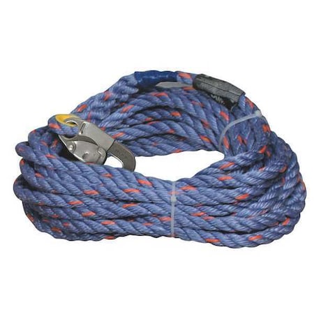Vertical Lifeline, 150 ft, Blue, Gray MPN:300L-Z7/150FTBL