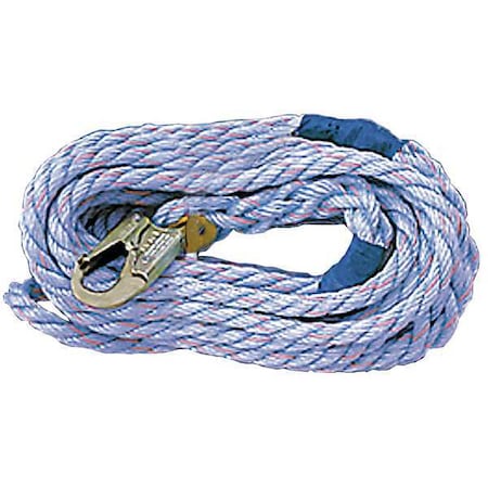 Vertical Lifeline, 75 ft., Blue, Gray MPN:300L-Z7/75FTBL
