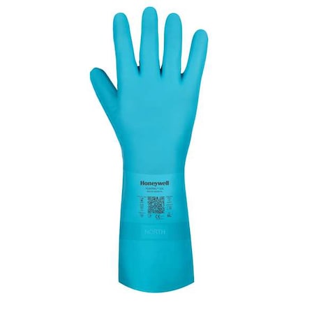 Flextril Chemical Resistant Gloves, Nitrile, 13 in L, 0.38 mm, Green, M, 1 PR MPN:32-3015E/8M