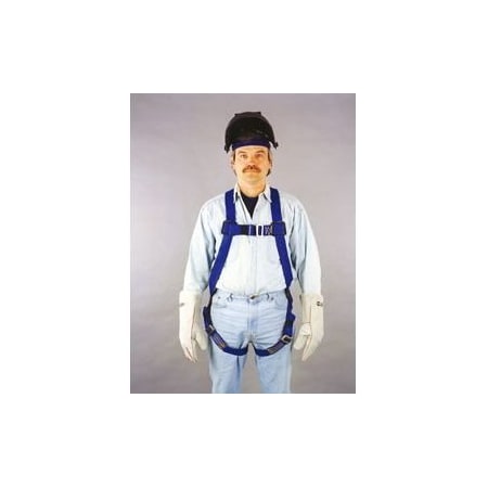 Full Body Harness, Universal, 400 lb., Front, Side D-Ring MPN:650KFD-7/UBL