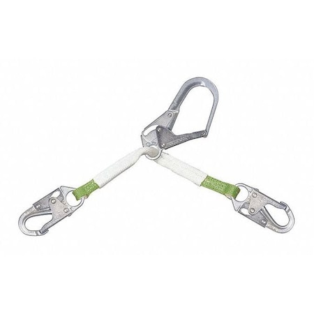 Ansi Z359-2007 Compliant Rebar Web Assembly With Rebar Hook, And 2 Locking Snap Hooks, 27-Inch MPN:6757WRS-Z7/27INGN