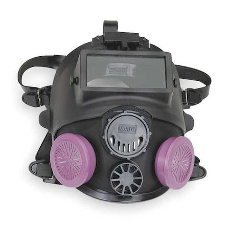 Full Face Respirator, 7600, Not Rated, Threaded, Size, S 0 Cartridges Included MPN:760008ASW