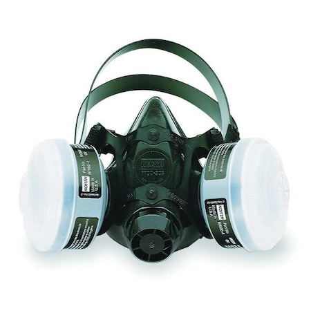 Half Mask Respirator Kit, 2 Cartridges Included, 7700 Series, N95, Organic Vapor (OV), Threaded, L MPN:7701N95L