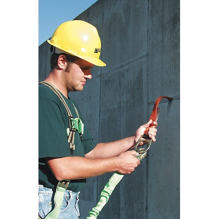 Anchor Strap, 6 ft Length, 400 lb Weigth Capacity, Polyester Anchor, D-Ring MPN:8185C/4FTGN
