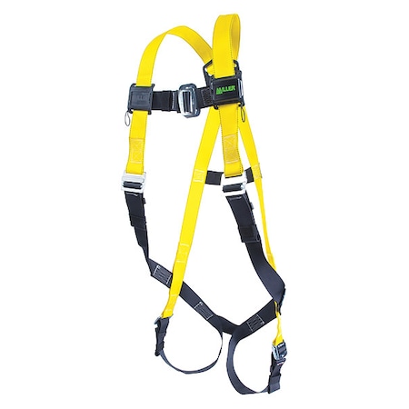 DuraLite Arc-Flash Rated Full Body Harness, L/XL, 400 lb., Mating Chest/ Mating Leg Straps MPN:850K/UBL