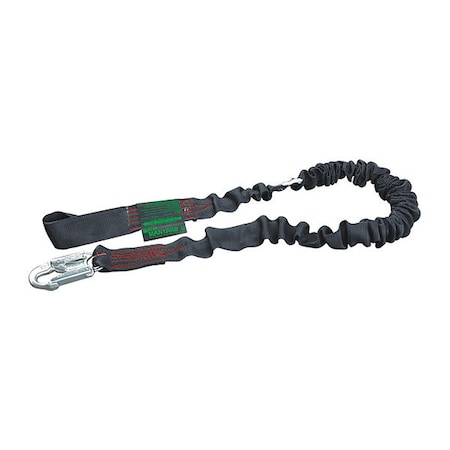SofStop™ Lanyard, 6 ft. Length, Snap Hook, Steel, 2 Leg(s), 310 lb. Weight Capacity MPN:8798K-Z7/6FTBK