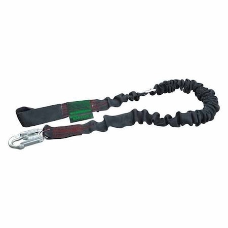 Arc Flash Rated Shock Absorbing Lanyard, 6 ft. Length, Snap Hook, 2 Leg(s), 310 lb. Weight Capacity MPN:8798KB/6FTBK