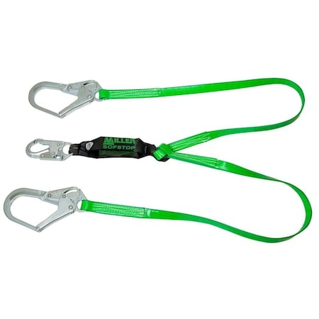 6-Ft Double Leg; 1 Locking Snaphook And 2 Rebar Hooks 8798Rvc/6Ftyl MPN:8798RVC/6FTYL
