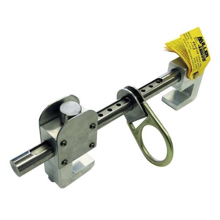 Beam Anchor, 24 in Length, 400 lb Weigth Capacity, Stainless Steel Anchor, Swivel D-Ring MPN:8814-24/