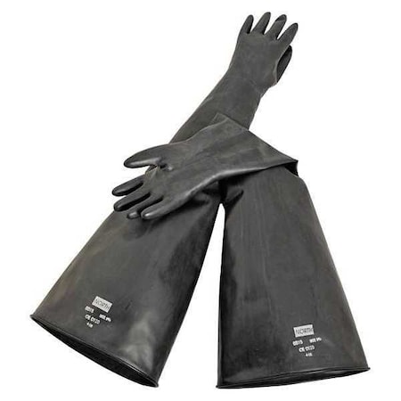 Seamless Dry Box Gloves, Butyl, 32