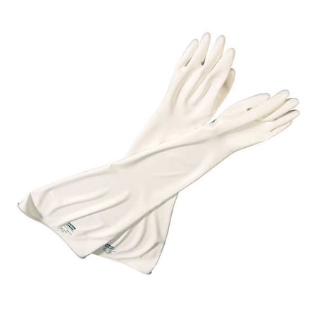 Glove Box Gloves, CSM-Chlorosulfonated Polyethylene, 32 in L, 30 mil, White, 1 PR MPN:8Y3032A/10H