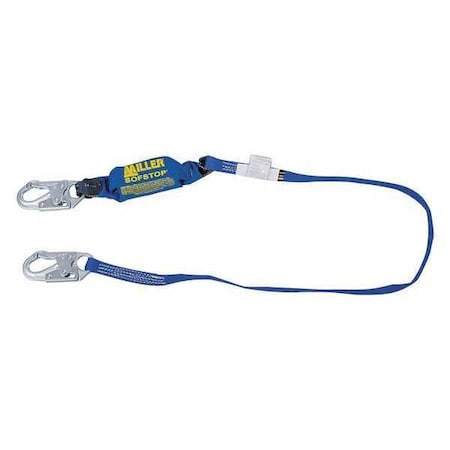 Miller Shock Absorbing Lanyard, 6 ft. Length, 1 Leg(s), 310 lb. Weight Capacity MPN:913K-Z7/6FTBL