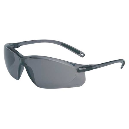 A700, Safety Glasses, Anti-Scratch, Gray Lens, Gray Frame, Frameless MPN:A701