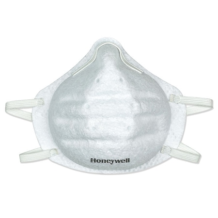 Disposable Respirator, N95, Molded, Dual Non-Adj. Headstraps, Metal Nose Clip, Universal, PK 20 MPN:DC301N95BX